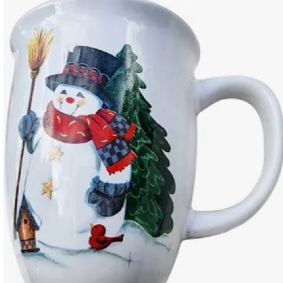 Winter Snow Man Vintage Coffee Mug Studio 33 - Picture 2 of 8